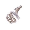 Image 6 : Sterling & 18k Gold Crafted Dragon Ring