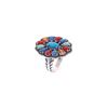 Image 3 : Signed Navajo Sterling & Multi-Stone Ring
