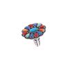 Image 4 : Signed Navajo Sterling & Multi-Stone Ring