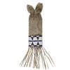 Image 1 : Northern Cheyenne Four-Tab Large Beaded Pipe Bag