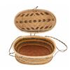 Image 9 : Five (5) Assorted East African Raffia Baskets