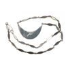 Image 1 : Marked Sterling Half Moon Style Necklace