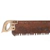 Image 8 : Large Two Man Crosscut Lumber Saw 19th Century