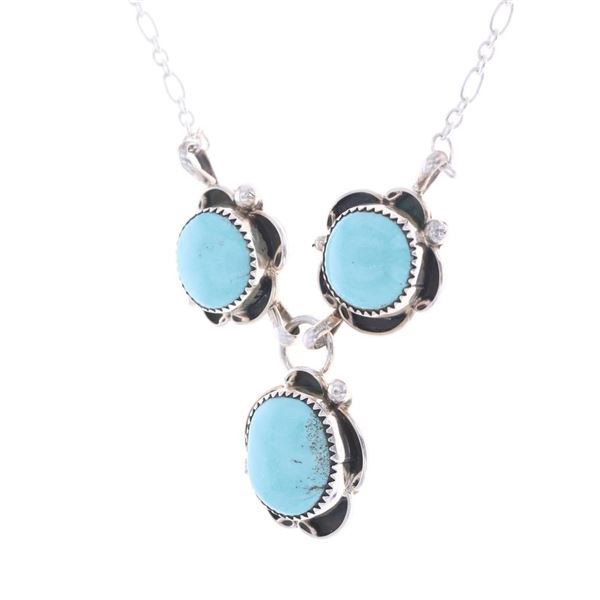 Navajo Bernadine Begay Tsosie Turquoise Necklace