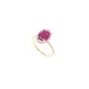 Image 6 : RARE Unheated Natural Ruby 3.75 cts. 14K Ring