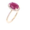 Image 8 : RARE Unheated Natural Ruby 3.75 cts. 14K Ring