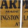 Image 5 : C. 1940 Livingston Land & Abstract Co. Metal Sign