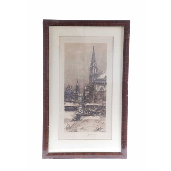 Franziska Redelsheimer Etching Lithograph