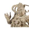 Image 15 : C. 1800- Feng Shui Wei Gilt Tuo Skanda Bronze