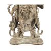 Image 2 : C. 1800- Feng Shui Wei Gilt Tuo Skanda Bronze