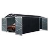 Image 1 : TMG-MS1020A METAL SHED GARAGE 10' X 20'