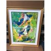 Image 1 : Match Point by LeRoy Neiman Hand signed by LeRoy Neiman