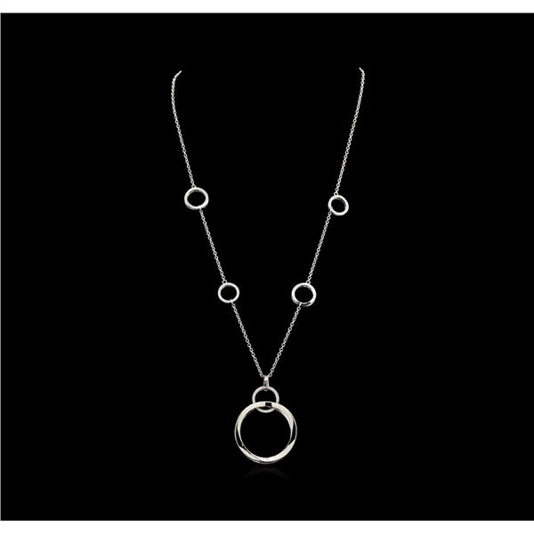 1.01 ctw Diamond Necklace - 14KT White Gold