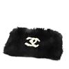 Image 3 : Chanel CC Wristband Lapin Fur Black