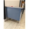 Image 3 : Blue Metal Desk with 4 Drawers