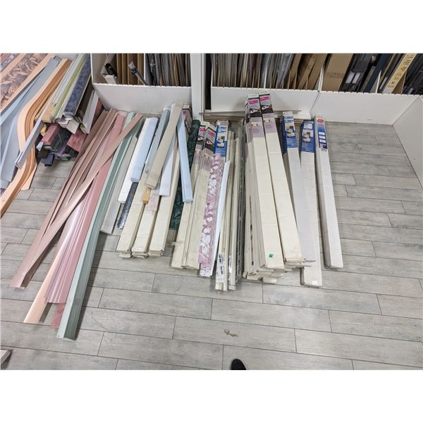 Set of Vinyl Blinds Approx 40+ boxes