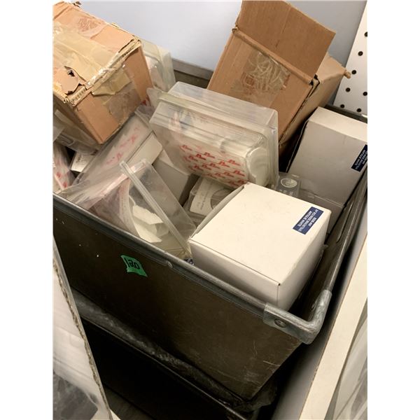 2 Bins - Tab Top Curtain Rods Pieces, Box 2 Mystery