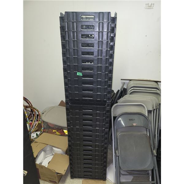 Set of Coca Cola Stacking Flats - All