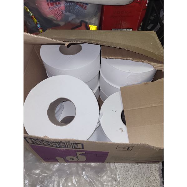 10 Rolls White toilet Paper - 3.45" x2000'