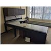 Image 1 : Room Contents C/W 3 Section Desk, Pull out Keyboard Tray, Upper and Office Chair
