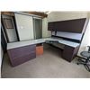 Image 3 : Room Contents C/W 3 Section Desk, Pull out Keyboard Tray, Upper and Office Chair