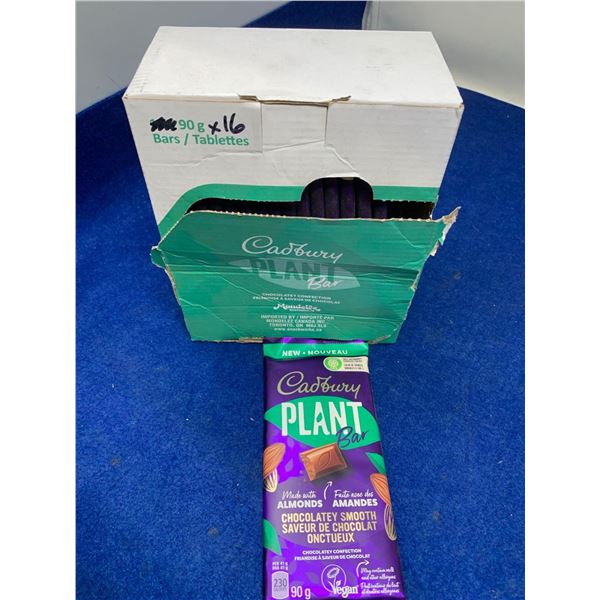 Cadbury Plant Chocolatey Smooth Candy Bars with Almonds (16 x 90g)