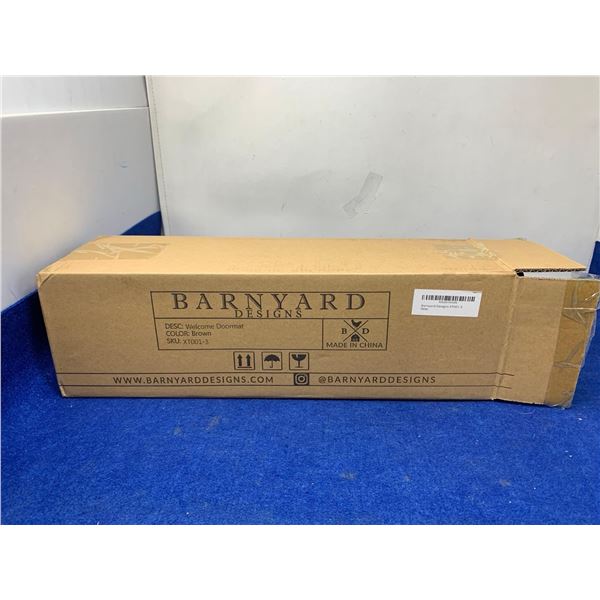 Barnyard Designs Welcome Doormat-Brown