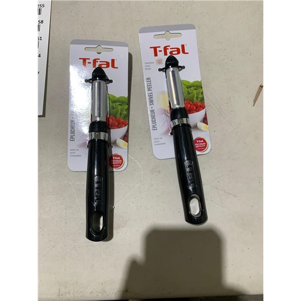 Tfal Stainless Steel Blade Swivel Peeler (2ct)