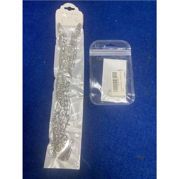 Silver/Gold Anklet Bracelet