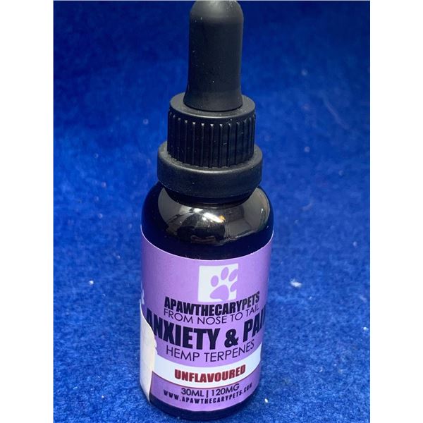Apawthecarypets Anxiety & Pain Hemp Terpenes-Unflavoured (30ml)