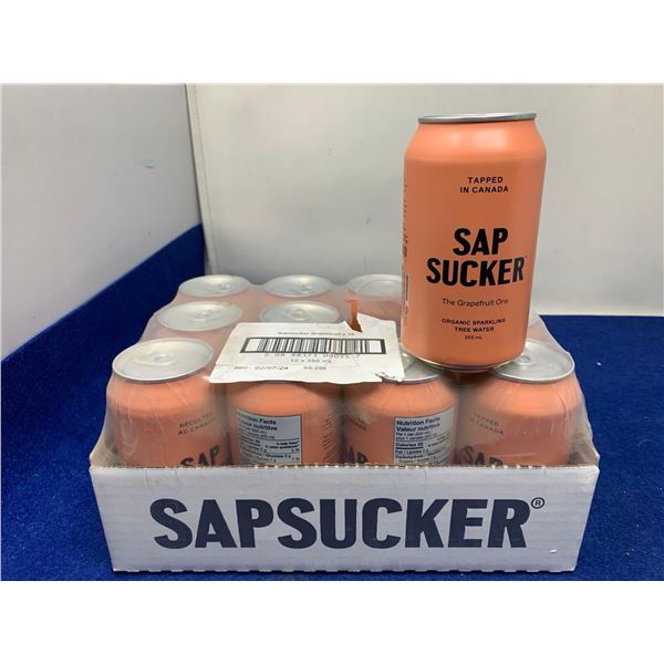 Sap Sucker- The Grapefruit One Organic Sparkling Tree Water (355ml)