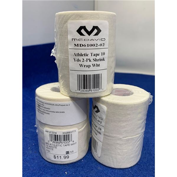 McDavid Athletic Tape (10yrds x 2 x 3)