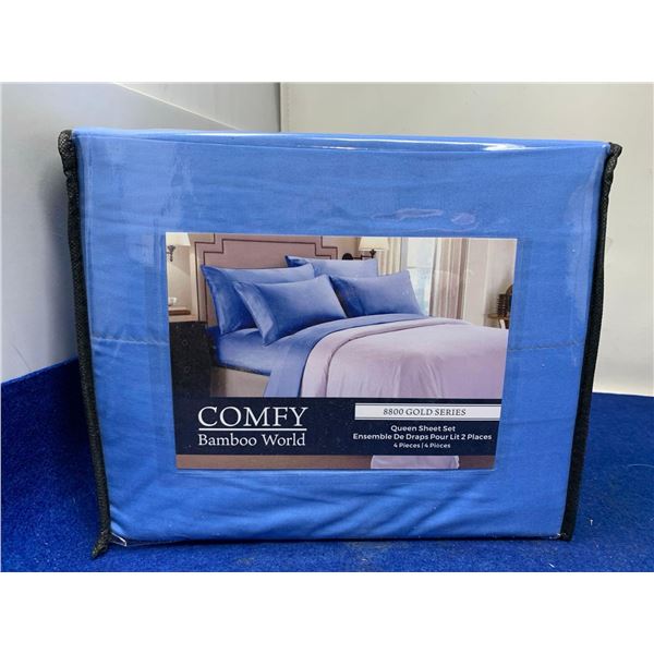 Comfy Bamboo World Queen Sheet Set 4pcs