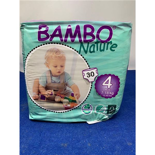 Bamboo Nature Diapers (size 4 15-40lbs)