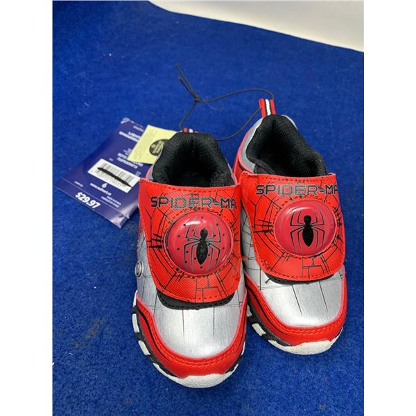 Spiderman Velcro Toddler Shoes (Size 6)