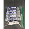 Image 1 : Halls Black Extra Strong Menthol Flavour Lozenges (10 x 9)