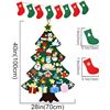 Image 1 : 3.4ft Felt Christmas Tree