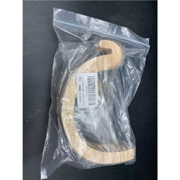 2pk Hanging Wooden Planter Holder