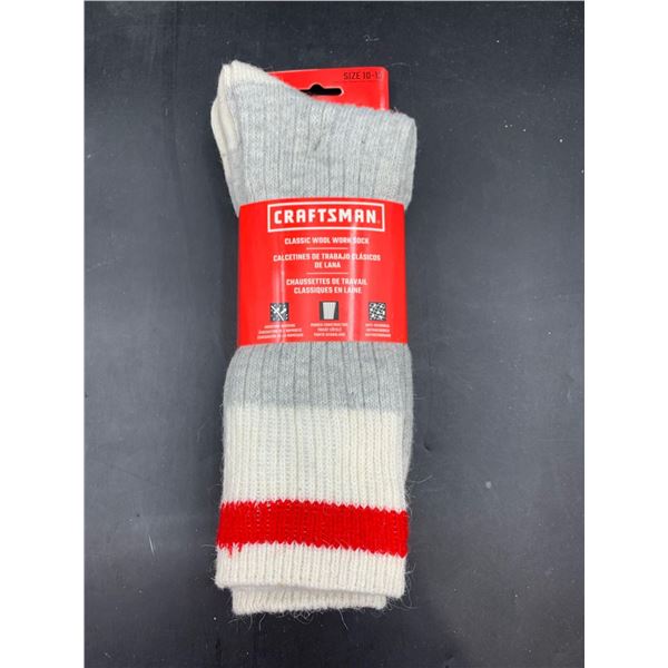 Craftsman Classic Wool Socks 3pk (size 10-13)