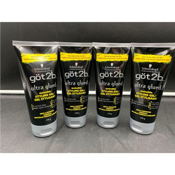 Schwarzkopf Got2b Styling Gel (4 x 170g)
