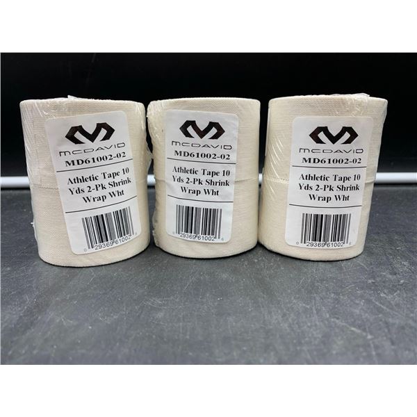 McDavid Athletic Tape (3 x 2-10yrds)