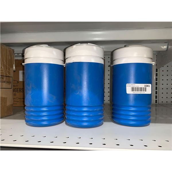 igloo 1 quart water jug- Blue With Carrying Strap.Lot of 3