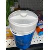 Image 2 : igloo 1 quart water jug- Blue With Carrying Strap.Lot of 3