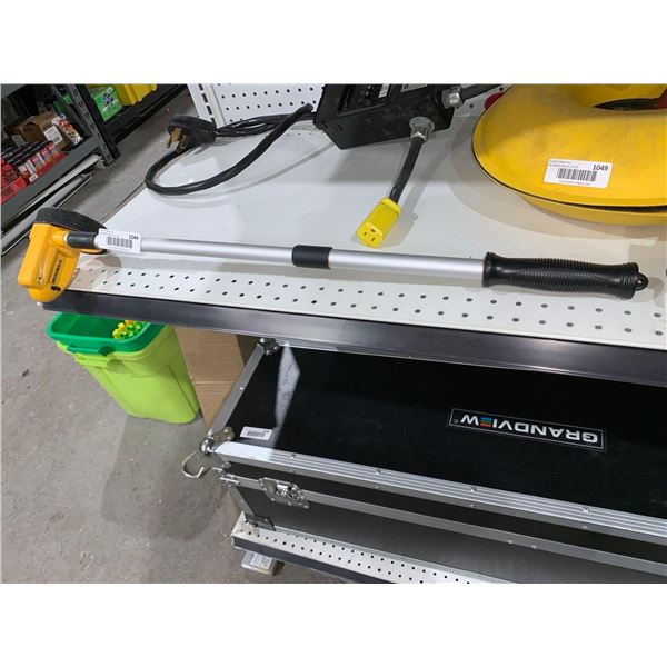 Single Wheel l Rolling Tape Measure Extendable  5-digit counter tracks in feet and inches.