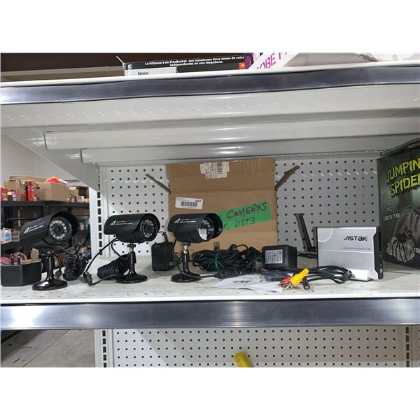 Astak 2.4GHz Wireless Color Camera Kit Model CM-818t3