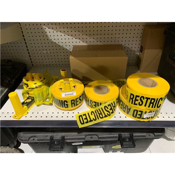 Lot of 4 Rolls of Security Tape with Tape Depenser