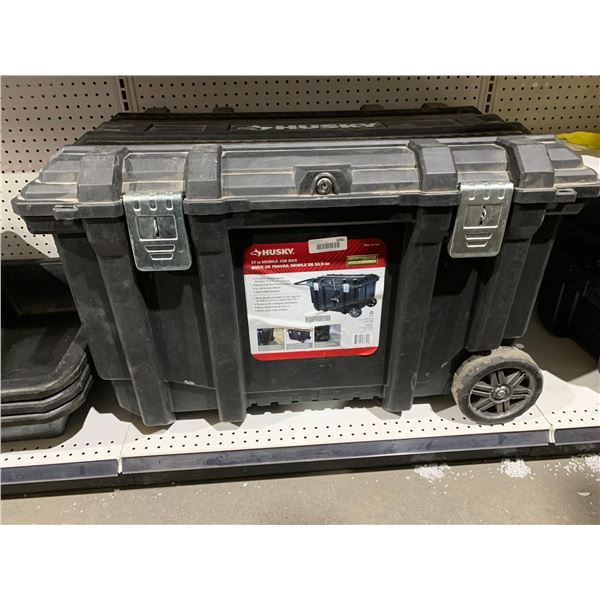 Husky 37in Mobile Job Box on Wheels