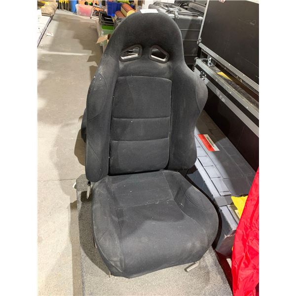 Car Seat Mounted on Furniture Dolly