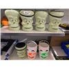 Image 1 : Lot of 7 Candy Bin / Halloween Decor
