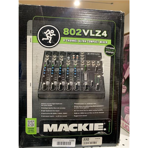 Mackie. 802VLZ4 8-Channel Ultra-Compact Mixer Featuring ONYX Preamps